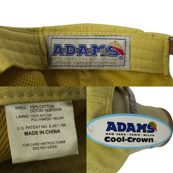 Adams Vector Transport Tuck Strap Cap Embroidered Logo Trucker Baseball Hat - Picture 8 of 13